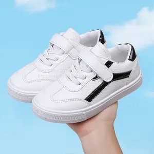 Boys and Girls Breathable Net Shoes Summer New Mesh Children's White Shoes Sneakers Elementary and Middle School Students Soft-soled Sneakers Sports Shoes thumbnail-1