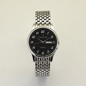 Stainless Steel Gents Watches Lady Fashion Quartz Watch Ultrathin Couple Watches thumbnail-4