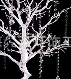 Decorative Ornaments Christmas Tree With Crystal Pendant Creative Home Gardening Resin Decoration thumbnail-2