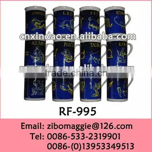U Shape Professional White Porcelain Frozen Drinking Ceramic Cups for Promotion for Wholesale thumbnail-1