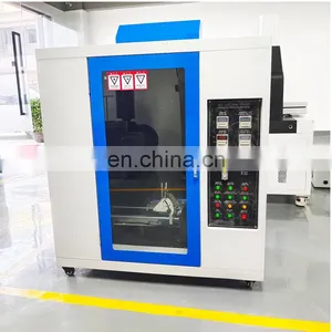 Horizontal Vertical Burning Combustion Flame Test Chamber Flammability Tester For Plastic thumbnail-3