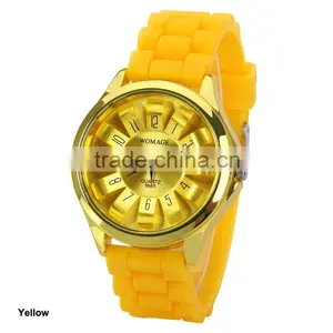 Hot Fancy High Waterproof Watch Fashion TM Silicone Geneva Watch thumbnail-1