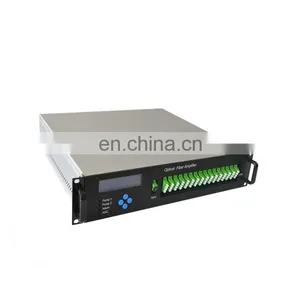 Best Price 64 Ports 35dBm Network Catv Ftth Aluminum Edfa Optical Amplifier thumbnail-1