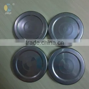 Factory Customized 48mm Silver Lug Cap With Saftey Button for Glass Bottle thumbnail-1