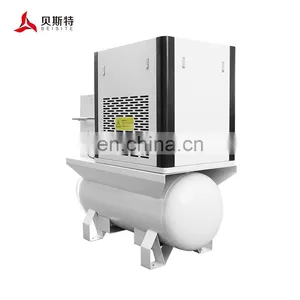 Permanent Magnet All in One Screw Compressor 7.5/11/15/22kw Air Cooling Combined Screw Air Compressor for Sale thumbnail-4