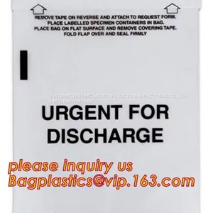 Medical Grade Laboratory Specimen Bag, Insulated Medical Bag/sterile Biohazard Specimen Envelope/laboratory Specimen Bag thumbnail-3