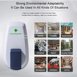 Commercial 500ml Wall Mounted Hand Sanitizer Liquid Spray Soap Dispenser for Hospital School Mall Office Building thumbnail-3