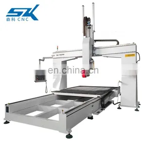 Wood Mould and Carving Woodworking CNC Router Machine 5 Axis 360 Degree Swing Wood Milling Machine thumbnail-2