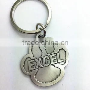 Excel EHS Dog Footsteps Custom Key Chains Floating Key Chain Metal Key Chain thumbnail-1
