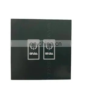 Flat Screen Printed Decorative Glass Acid Etched and Printed Glass Panels thumbnail-2