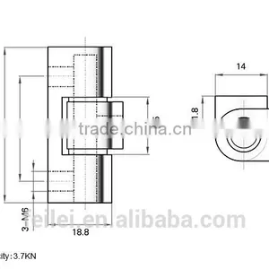 Factory Price Industry Electric Cabinet Door Hinge thumbnail-5