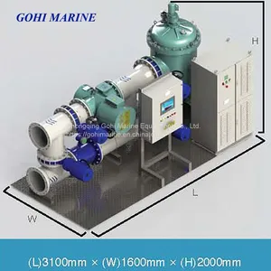 RS, EC, CCS Approved IMO MEPC 279(70) Standard 150m3/h Ship Marine Ballast Water Treatment System BWTS thumbnail-4