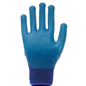 13g Polyester Liner Latex Honeycomb Dipped Gloves thumbnail-3