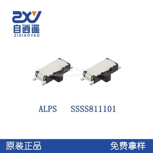 ALPS Toggle Switch SSSSSS811101 Side 7 Pin 2nd Gear Power Supply Device Audio Sliding Switch thumbnail-1
