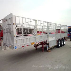 Warehouse Semi-trailer Flower Railing Semi-trailer Export Semi-trailer thumbnail-2