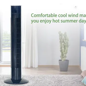 36′ ′ Plastic Electric Tower Fan in New Design With Remote Control and LED Light Fan（Wechat:13510231336） thumbnail-1