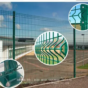 2025 Curvy Welded Wire Fence Supplier PE Coated and PVC Coated Welded Wire Fencing Curvy Welded Wire Mesh Fence thumbnail-1