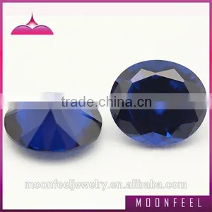 Oval Cut Synthetic Blue Spinel Gemstone thumbnail-4