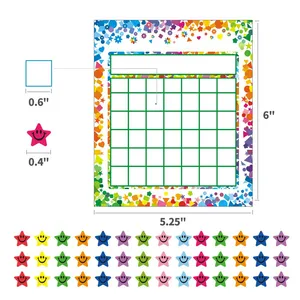 80 Pack Incentive Reward Chart for Classroom Home Behavior for Kids Students With 2400 Pieces Star Stickers thumbnail-3