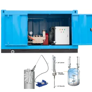 Intelligent 3D Water Jet Cleaning System for Oil Tank/Reactor Vessel New High Pressure 500-1500bar Water Jetting System thumbnail-2