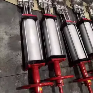 Reliable Efficient Stainless Steel Cast Iron Pneumatic Knife Gate Valve 8 Inch DN80 Slurry Valve for Industrial Flow Control Use thumbnail-2