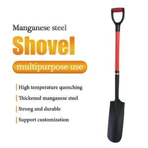 Tempered Steel Garden Shovel for Garden Work and Trenching for Africa Market Importers With OEM and Private Label Orders thumbnail-4