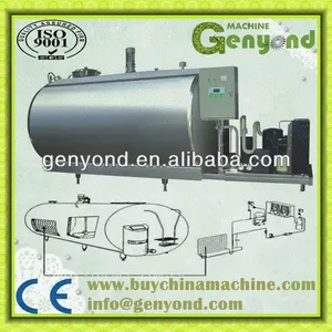 3000L Horizontal Type Milk Cooling Tank for Dairy Plant thumbnail-2