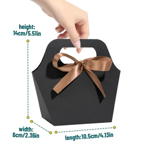 New Design Paper Foldable Bag With Ribbon thumbnail-4