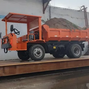 12-Ton Double Hydraulic Jack Self-Tipping Underground Mine Roadway Ore Transport Vehicle thumbnail-1