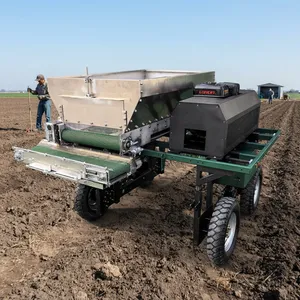 Remote Controlled Agricultural Spreader Machine for Manure Compost and Targeted Fertilizer Distribution thumbnail-1