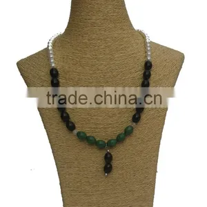 China Folk Art Handmade PU Necklace Bust Jewelry Display Wine Bust Jewelry Necklace Display thumbnail-5