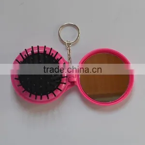 Plastic Printed Folding Comb With Mirror thumbnail-5