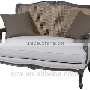 SF-4064 Great Nice Luxury Two Seater Sofa Furniture With Rattan Back Quality Choice thumbnail-1