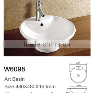 Made in China Bathroom Designs Art Basin Size thumbnail-2