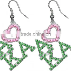 AKA Heart Sorority Necklace Set thumbnail-2