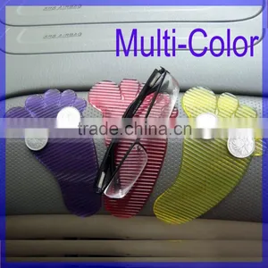 14.5*9 CM Washable Reusable, OPP Bag Packing PU Personalized Foot Shape Sticky Pad thumbnail-1