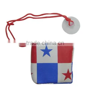 Fabric Panama Flag Dice,fabric Dice Car Hanger,promotional Gift Country Falg Souvenirs thumbnail-1