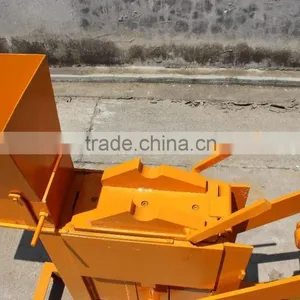 Building Compressed Earth Concrete Small Interlocking Brick Making Machine United Arab Emirates FL1-40 thumbnail-2