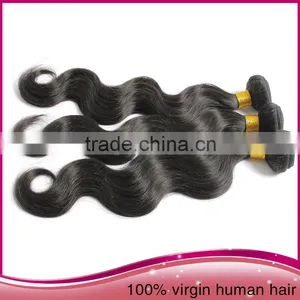 Best Selling 7Q Quality Brazilian Human Hair, Natural Color Body Wave Hair Weaving thumbnail-6