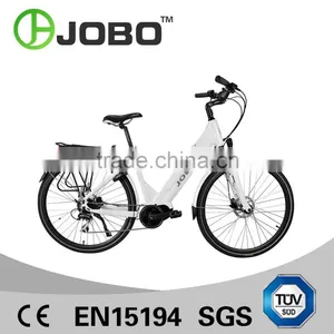 JOBO 2016 Trendy Design 700C Wholesale Hidden Battery Electric City Bike thumbnail-1