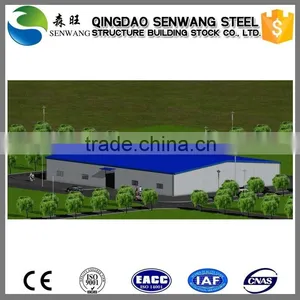 Low Cost Light Steel Structure Prefabricated Warehouse Workshop Building Drawing thumbnail-1
