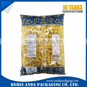 Moisture Proof Flexible Food Grade Pasta Bags Packaging Material/ Pasta Wrapper/ Laminated Plastic Pasta Packaging thumbnail-3