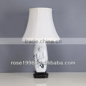 China Style Table Lamp With Wood Base thumbnail-6