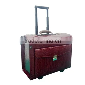 Promotionals High Grade Red Travel Bag Trolley Shoppong Bag With Wheel thumbnail-1