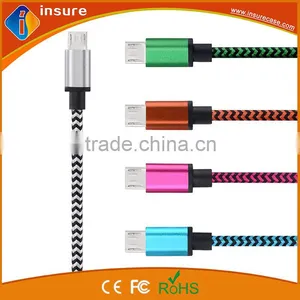 1M Colorful Braided Cheap Usb Cable With Good Quality thumbnail-3