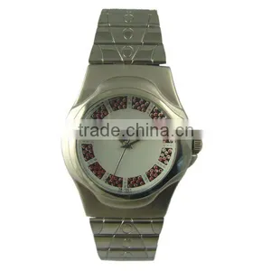 Cheap Men's Metal Strap Watch Custom Metal Quartz Watch With Own Logo thumbnail-1