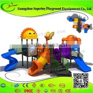 Best Selling Cheap Outdoor Plastic Kids Playground Houses 1412-8c thumbnail-1