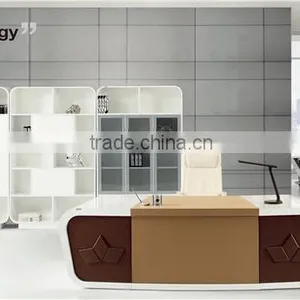 China Manufacturer OEM Fashionable Hotel Reception Table Design thumbnail-1