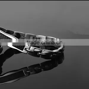 Fashion Power Men's Germanium Negative Ion Bio Energy Bracelet thumbnail-6