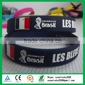 President Selection Custom Embossed/ Debossed Silicone Wristband, Cheap Silicone Bracelet thumbnail-6